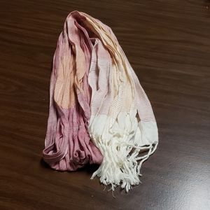 Multi colored  striped scarf
